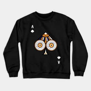 Ace of Spades - Poker Card Design Crewneck Sweatshirt